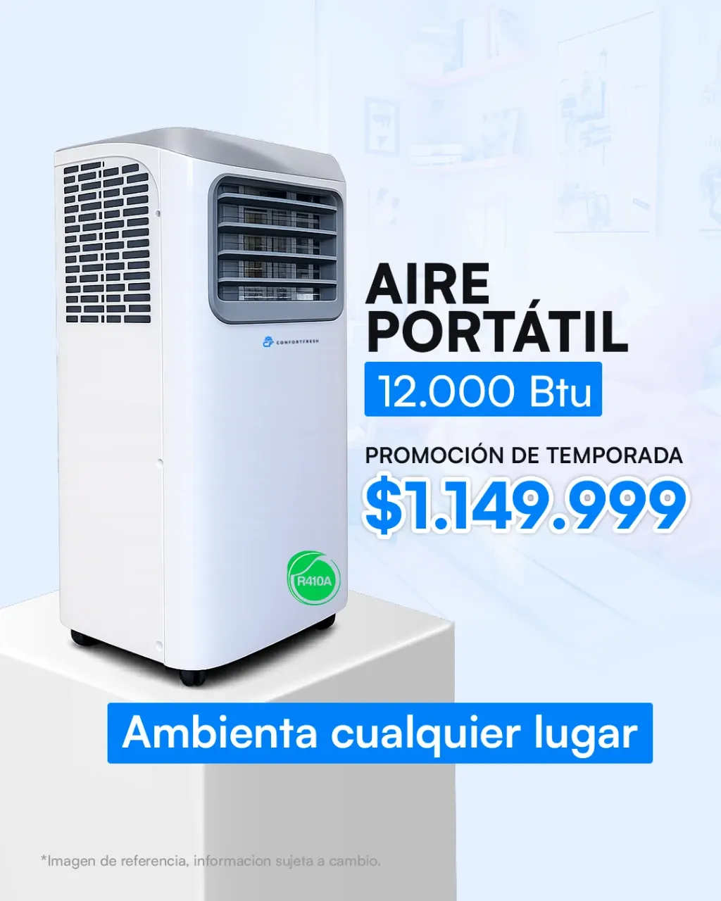 Promo de aire portatil