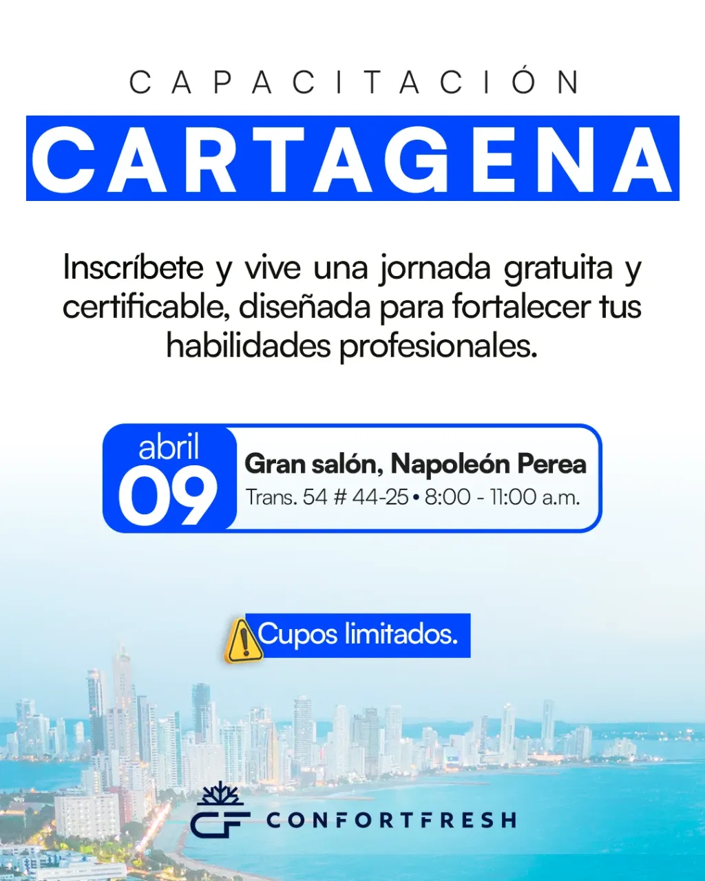Capacitacion en Cartagena